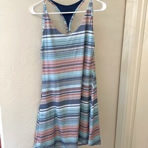 Prana sporty racer back dress with pocket. Size Large. Great condition!